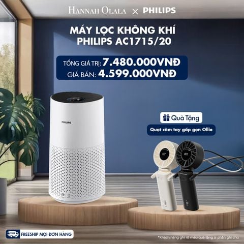  M95_DEAL 6: MÁY LỌC KHÔNG KHÍ PHILIPS AC1715/20 