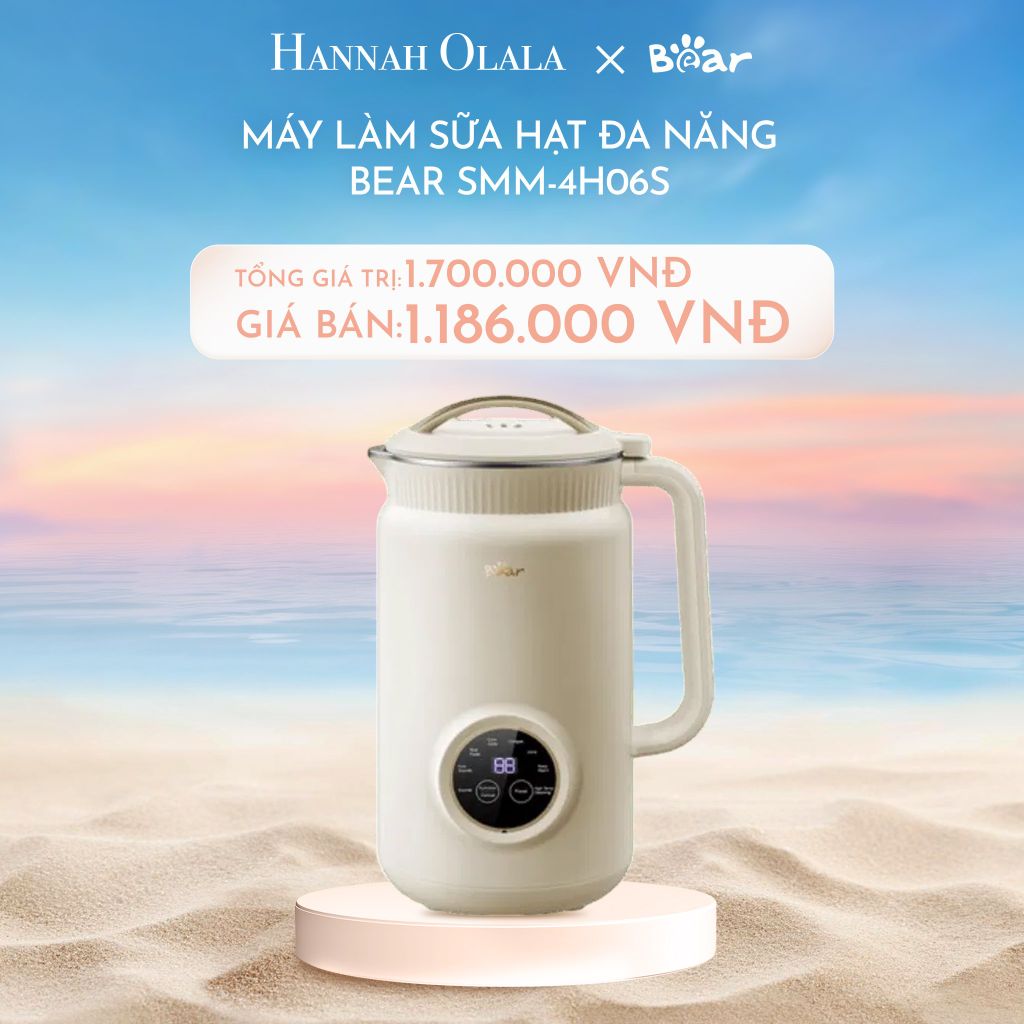  C744_DEAL 2: MÁY LÀM SỮA HẠT ĐA NĂNG BEAR SMM-4H06S 
