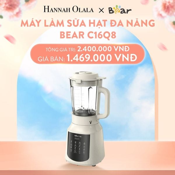  A111_DEAL 3: MÁY LÀM SỮA HẠT ĐA NĂNG BEAR C16Q8 