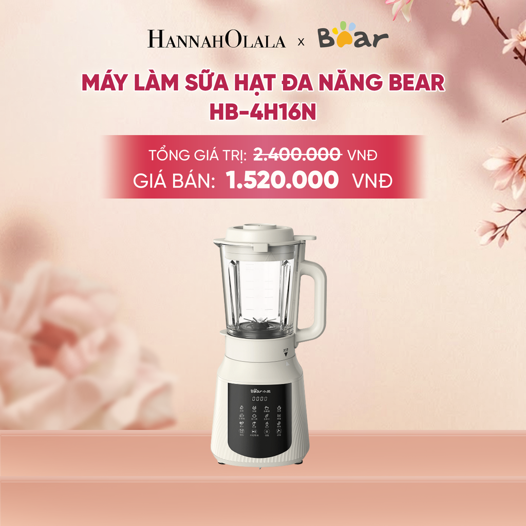  MÁY LÀM SỮA HẠT ĐA NĂNG BEAR HB-4H16N - A1571 