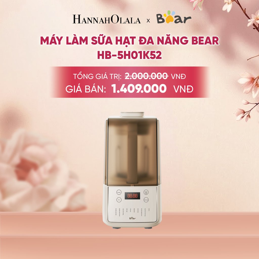  MÁY LÀM SỮA HẠT ĐA NĂNG BEAR HB-5H01K52 - A713 