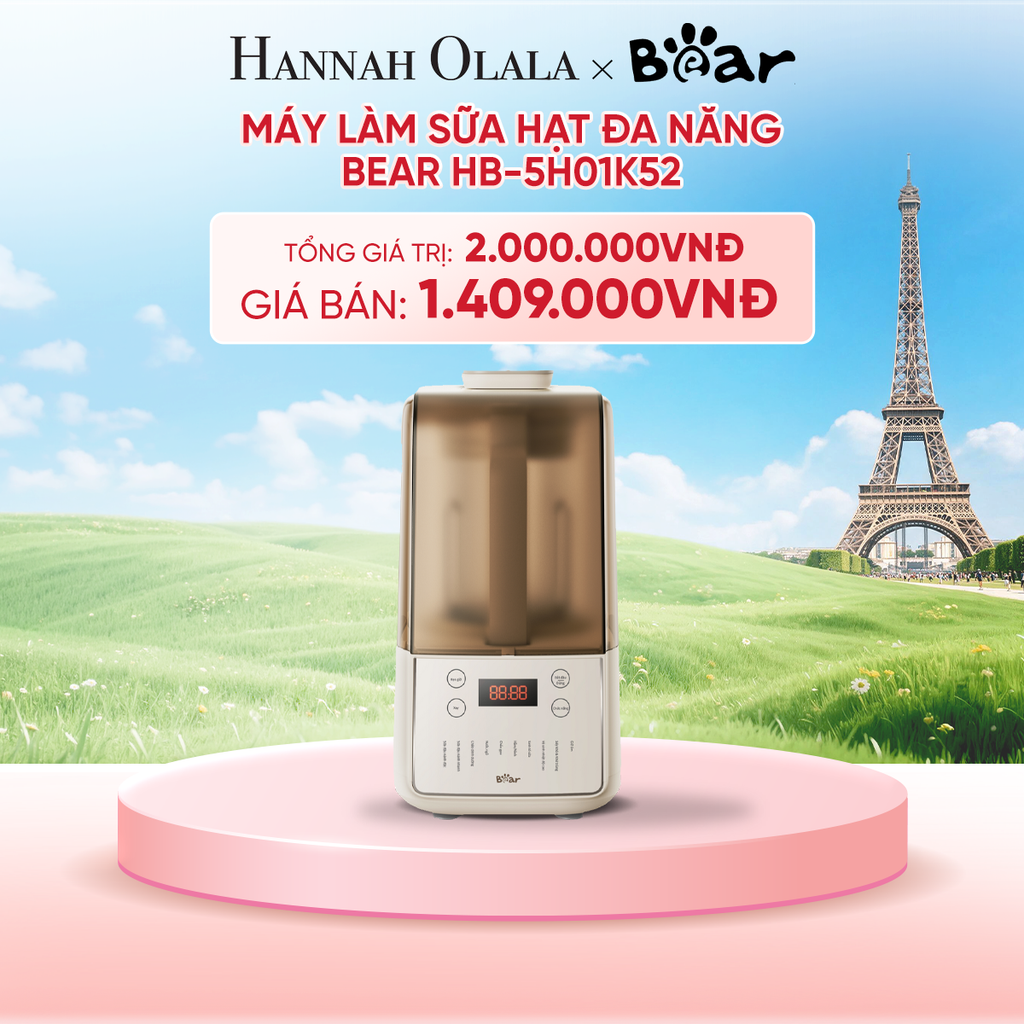  MÁY LÀM SỮA HẠT ĐA NĂNG BEAR HB-5H01K52 - B119 