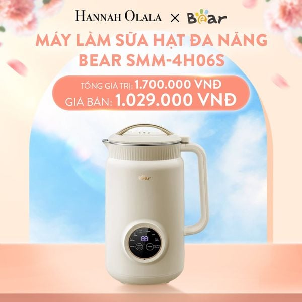  A110_DEAL 2: MÁY LÀM SỮA HẠT ĐA NĂNG BEAR SMM-4H06S 
