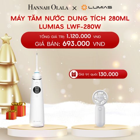  A75_DEAL 19: MÁY TĂM NƯỚC DUNG TÍCH 280ML LUMIAS LWF-280W 