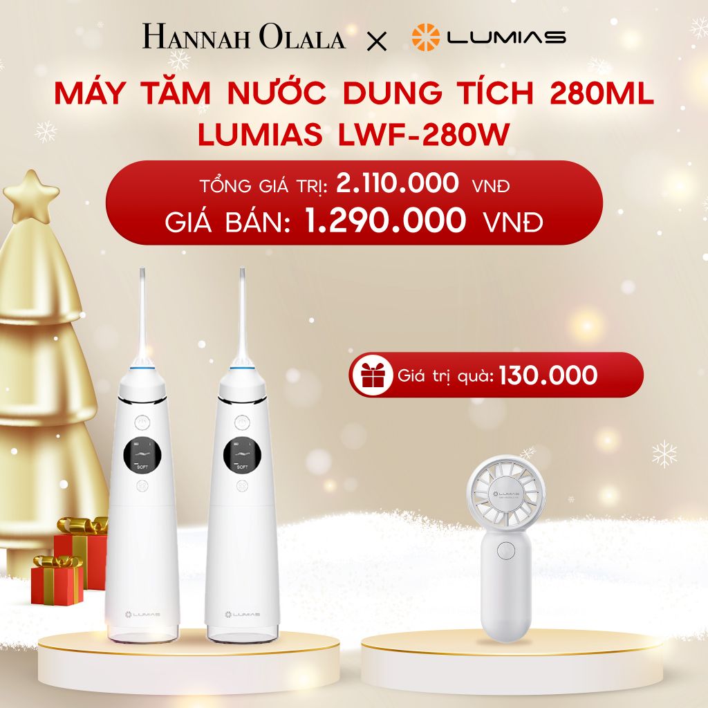  A75_DEAL 19: MÁY TĂM NƯỚC DUNG TÍCH 280ML LUMIAS LWF-280W 