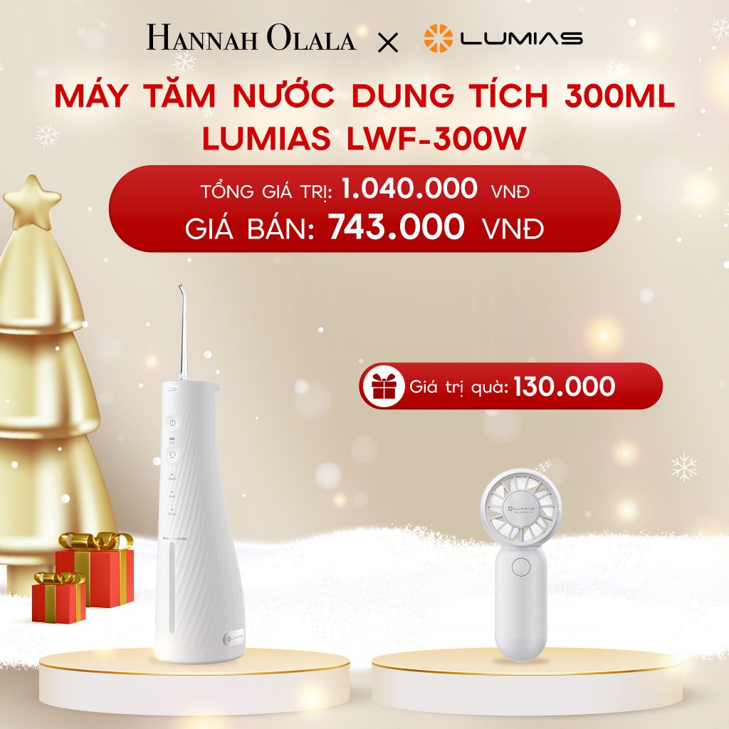  DEAL 22: MÁY TĂM NƯỚC DUNG TÍCH 300ML LUMIAS LWF-300W 