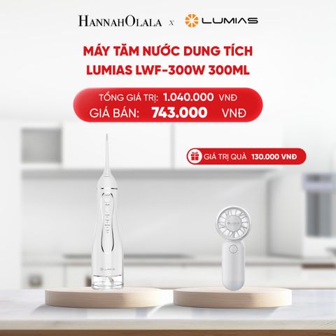  DEAL 6: MÁY TĂM NƯỚC DUNG TÍCH 300ML LUMIAS LWF-300W 