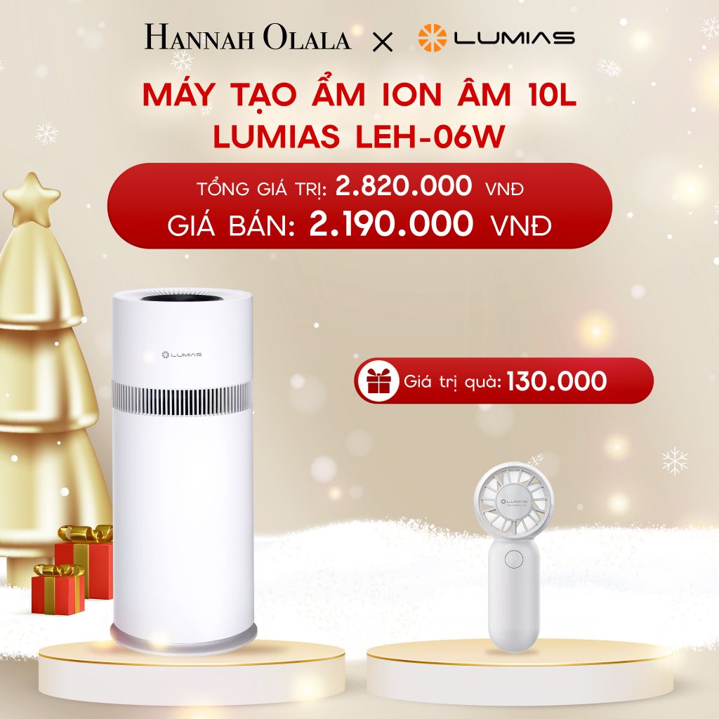  A105_DEAL 42: MÁY TẠO ẨM ION ÂM 10L LUMIAS LEH-06W 