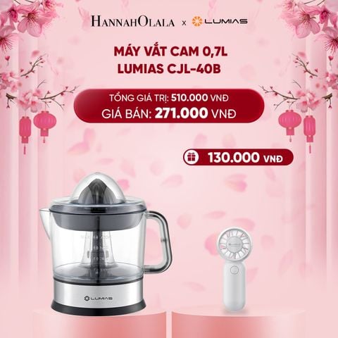  DEAL 10: MÁY VẮT CAM 0,7L LUMIAS CJL-40B 