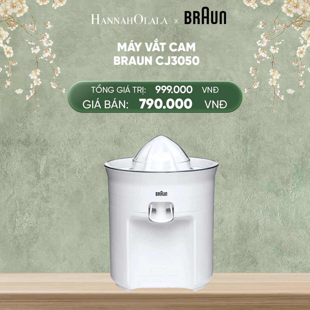  DEAL 11: MÁY VẮT CAM BRAUN CJ3050 