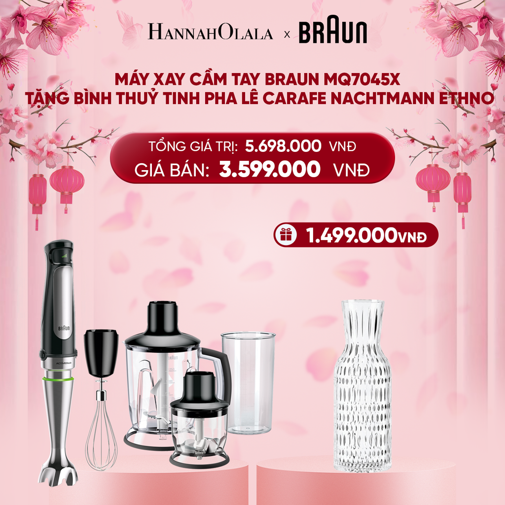  DEAL 6: MÁY XAY CẦM TAY BRAUN MQ7045X 