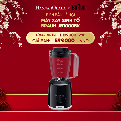  DEAL 1: MÁY XAY SINH TỐ BRAUN JB1000BK 