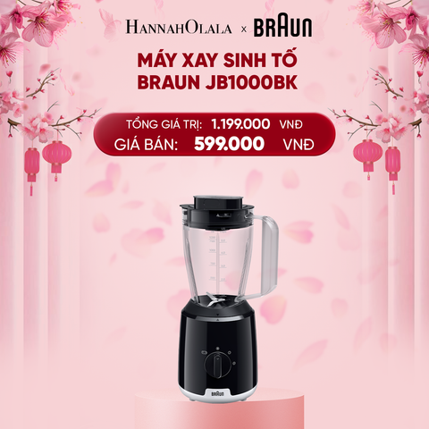  DEAL 5 : MÁY XAY SINH TỐ BRAUN JB1000BK 