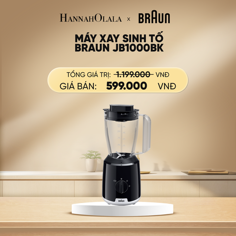  DEAL 5 : MÁY XAY SINH TỐ BRAUN JB1000BK 