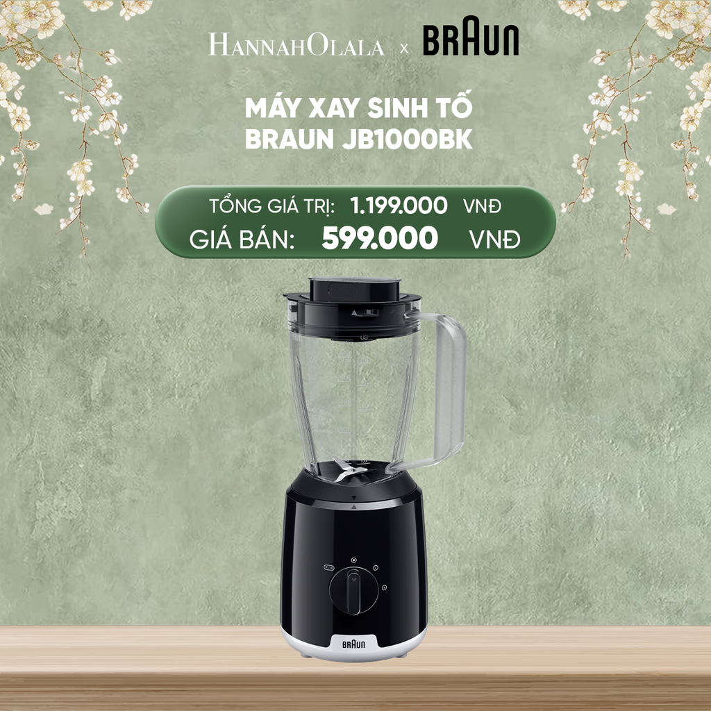  DEAL 5 : MÁY XAY SINH TỐ BRAUN JB1000BK 