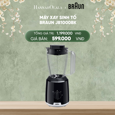  DEAL 5 : MÁY XAY SINH TỐ BRAUN JB1000BK 