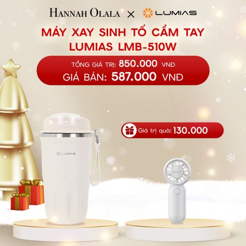 A69_DEAL 11: MÁY XAY SINH TỐ CẦM TAY LUMIAS LMB-510W 