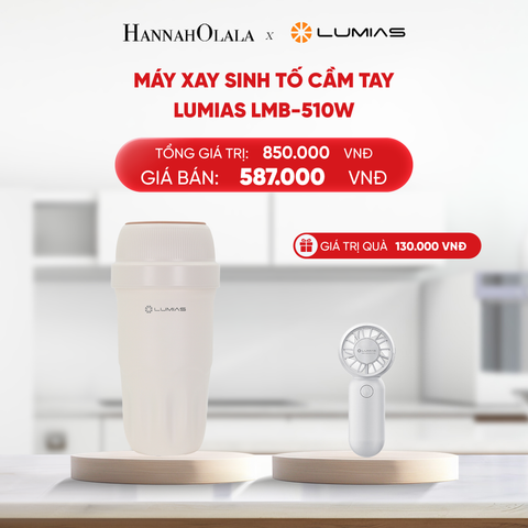  DEAL 20: MÁY XAY SINH TỐ CẦM TAY LUMIAS LMB-510W 