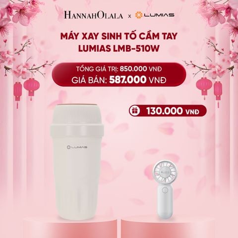  DEAL 15: MÁY XAY SINH TỐ CẦM TAY LUMIAS LMB-510W 