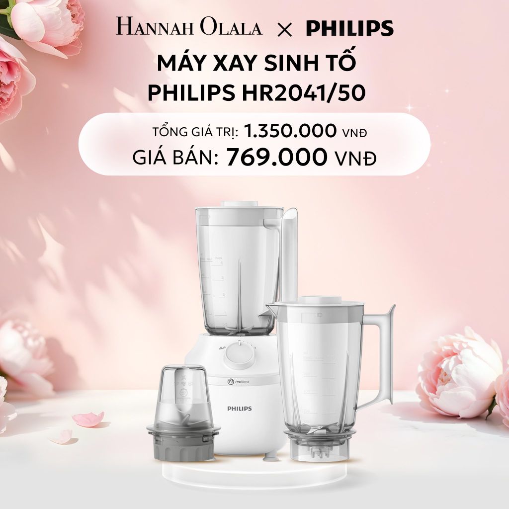 E74: DEAL 20: MÁY XAY SINH TỐ PHILIPS HR2041/50 