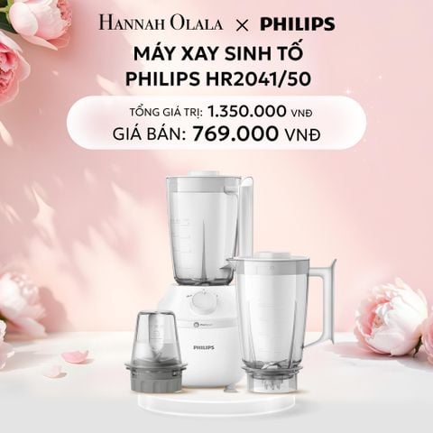  E74: DEAL 20: MÁY XAY SINH TỐ PHILIPS HR2041/50 