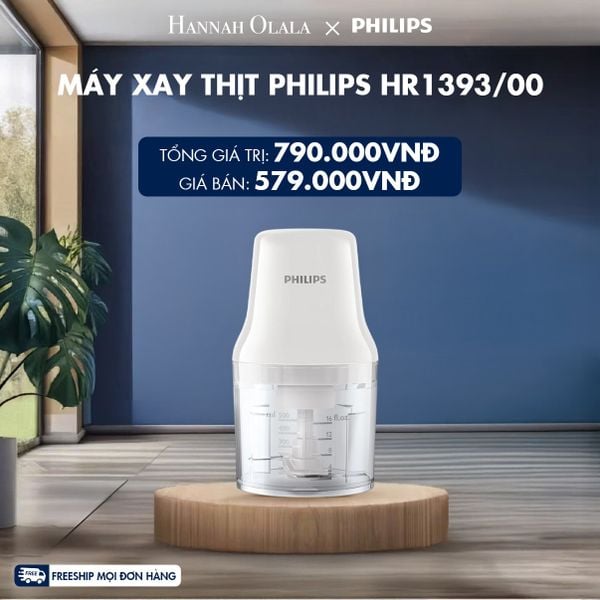 M110_DEAL 21: MÁY XAY THỊT PHILIPS HR1393/00 