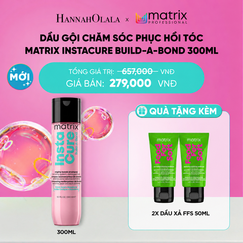  [DEAL SỐC] DẦU GỘI CHĂM SÓC PHỤC HỒI TÓC MATRIX INSTACURE BUILD-A-BOND 300ML - A5441 
