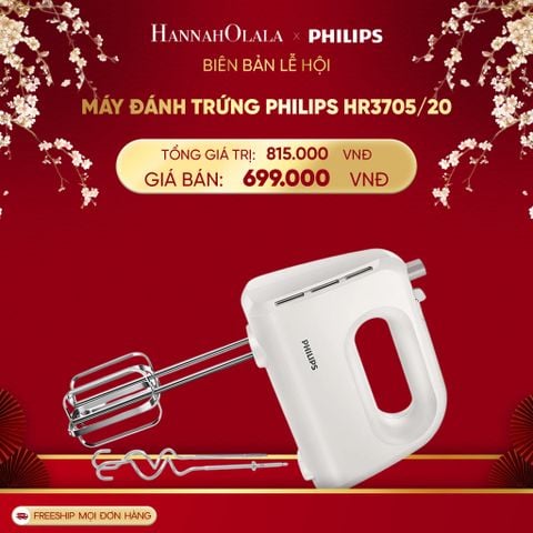 DEAL 9: MÁY ĐÁNH TRỨNG PHILIPS HR3705/20 