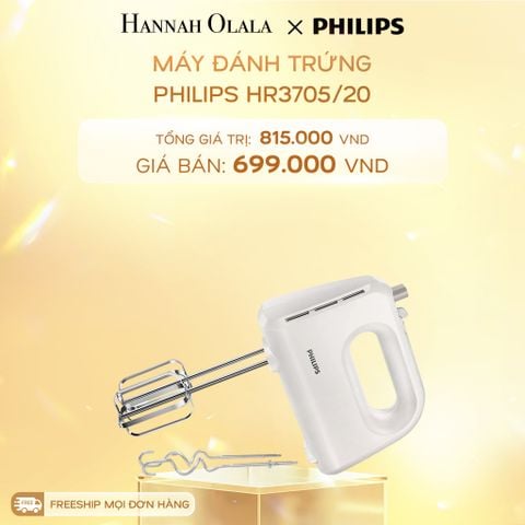  DEAL 22: MÁY ĐÁNH TRỨNG PHILIPS HR3705/20 