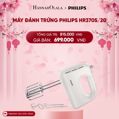  DEAL 28: MÁY ĐÁNH TRỨNG PHILIPS HR3705/20 