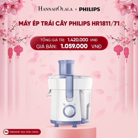  DEAL 27: MÁY ÉP TRÁI CÂY PHILIPS HR1811/71 