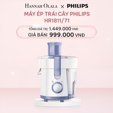  E791_DEAL 15: MÁY ÉP TRÁI CÂY PHILIPS HR1811/71 