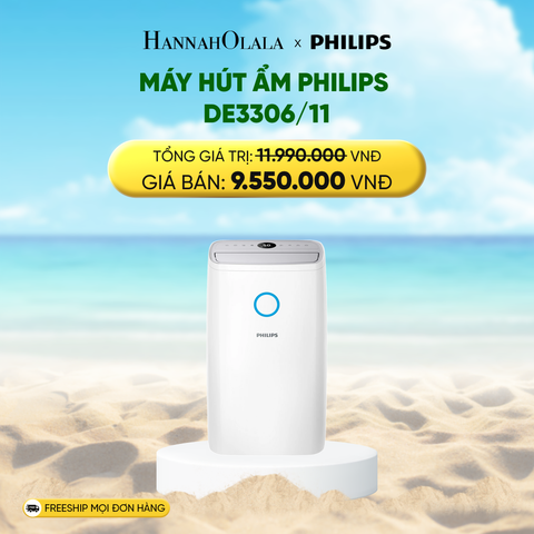  DEAL 10: MÁY HÚT ẨM PHILIPS DE3306/11 