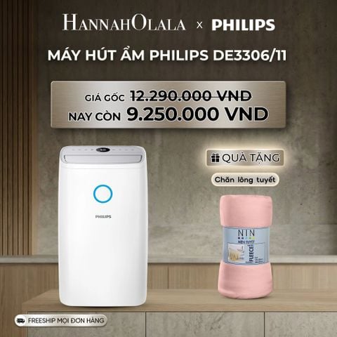  DEAL 10: MÁY HÚT ẨM PHILIPS DE3306/11 