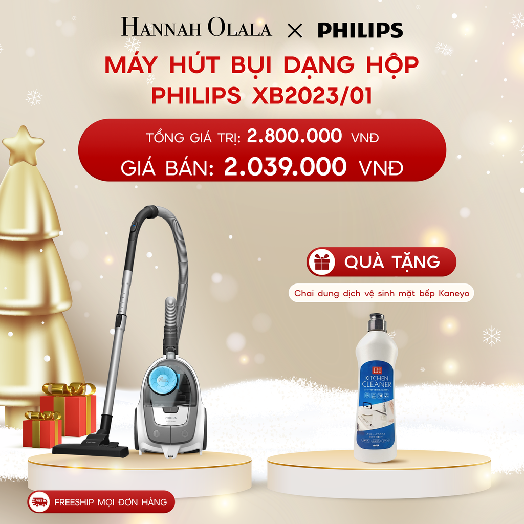  A505_DEAL 18: MÁY HÚT BỤI DẠNG HỘP PHILIPS XB2023/01 