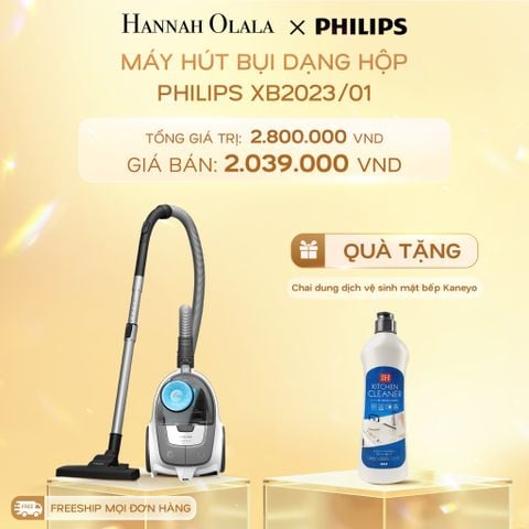  DEAL 25: MÁY HÚT BỤI DẠNG HỘP PHILIPS XB2023/01 