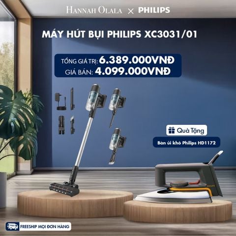  DEAL 14: MÁY HÚT BỤI PHILIPS XC3031/01 