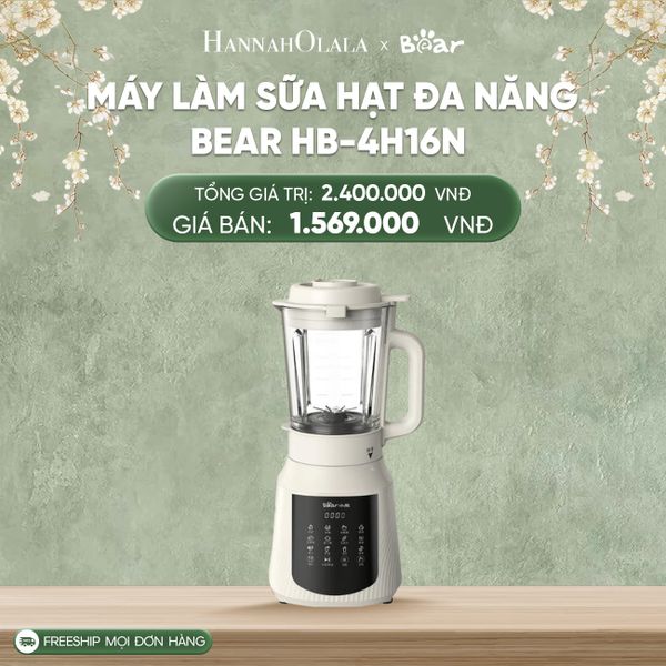  D116_DEAL 14: MÁY LÀM SỮA HẠT ĐA NĂNG BEAR HB-4H16N 