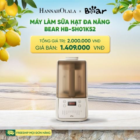  MÁY LÀM SỮA HẠT ĐA NĂNG BEAR HB-5H01K52 