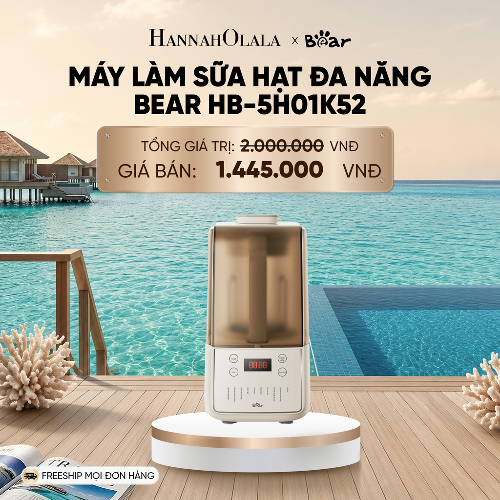  MÁY LÀM SỮA HẠT ĐA NĂNG BEAR HB-5H01K52_ D782 