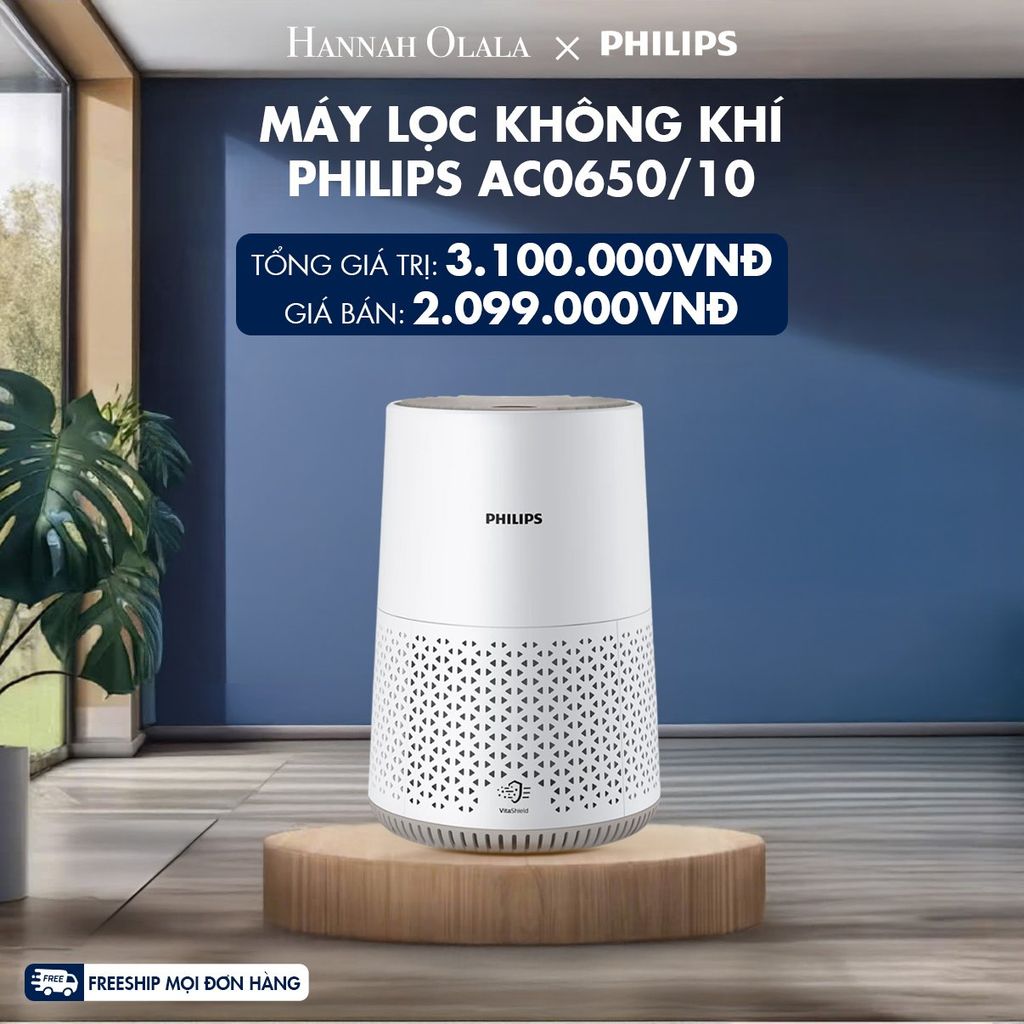  M96_DEAL 7: MÁY LỌC KHÔNG KHÍ PHILIPS AC0650/10 