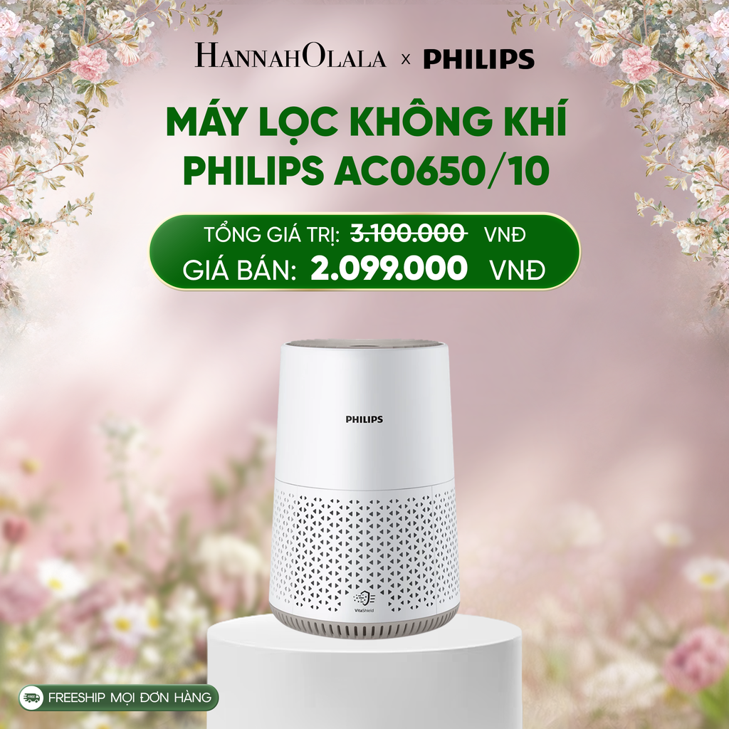  E508_DEAL 2: MÁY LỌC KHÔNG KHÍ PHILIPS AC0650/10 