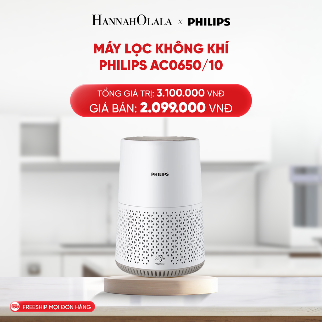  DEAL 15: MÁY LỌC KHÔNG KHÍ PHILIPS AC0650/10 