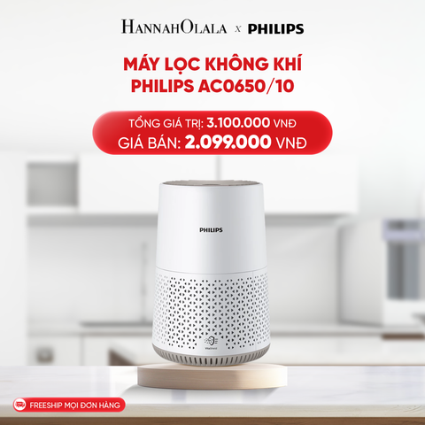  DEAL 15: MÁY LỌC KHÔNG KHÍ PHILIPS AC0650/10 