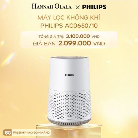  DEAL 07: MÁY LỌC KHÔNG KHÍ PHILIPS AC0650/10 