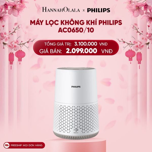  DEAL 15: MÁY LỌC KHÔNG KHÍ PHILIPS AC0650/10 