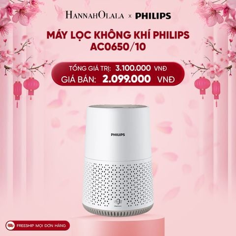  DEAL 15: MÁY LỌC KHÔNG KHÍ PHILIPS AC0650/10 