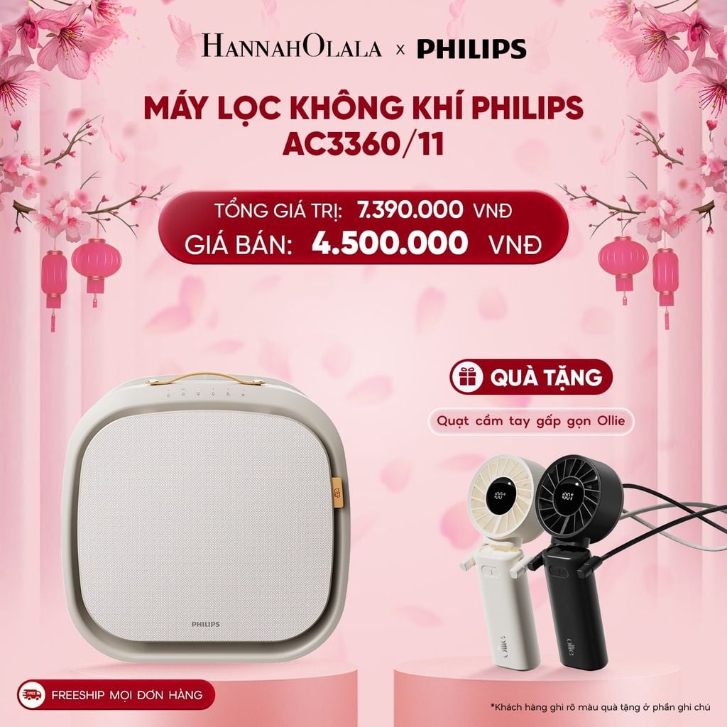  DEAL 14: MÁY LỌC KHÔNG KHÍ PHILIPS AC3360/11 
