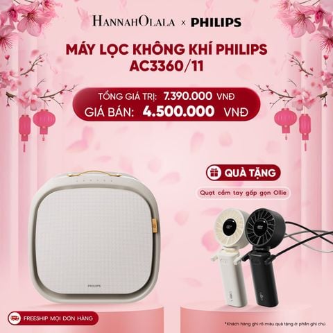 DEAL 14: MÁY LỌC KHÔNG KHÍ PHILIPS AC3360/11 