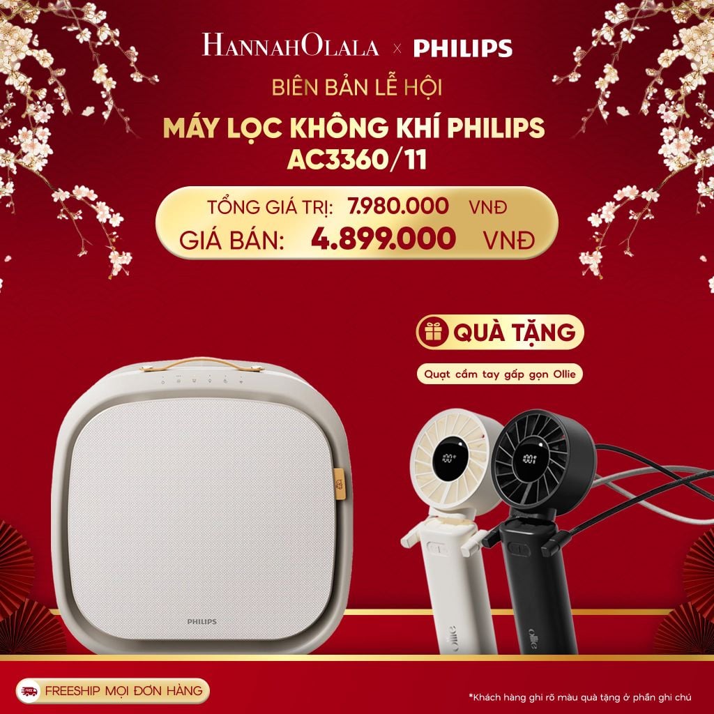  DEAL 2: MÁY LỌC KHÔNG KHÍ PHILIPS AC3360/11 